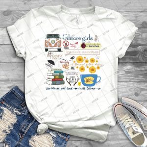 Gilmore Girls Collage, Mint Green 52 - Vintage Men's Shirt Tshirt For Women Classic Handmade Shirt Retro Graphic Tee