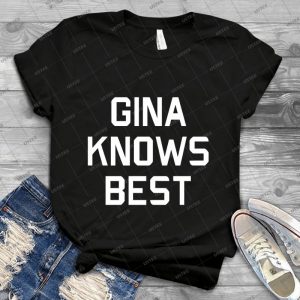 Gina Knows Best 96 - Vintage Men's Shirt Tshirt For Women Classic Handmade Shirt Retro Graphic Tee
