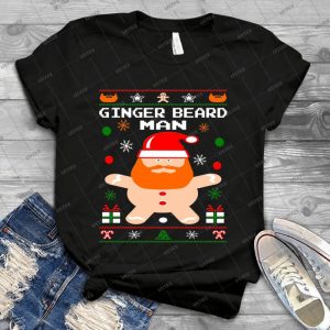 Ginger Beard Man Christmas 42 - Vintage Men's Shirt Tshirt For Women Classic Handmade Shirt Retro Graphic Tee