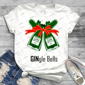 Gingle Bells - Vintage Men's Shirt Tshirt For Women Classic Handmade Shirt Retro Graphic Tee
