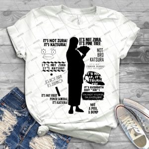 Gintama-Katsura Kotaro Quotes - Best Unisex Trending Handmade T-shirt Gift Idea For Men T-shirt For Woman