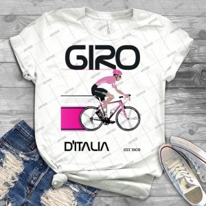 Giro D Italia 9 - Vintage Men's Shirt Tshirt For Women Classic Handmade Shirt Retro Graphic Tee
