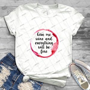 Give Me Wine 2 - Trending Shirt For Women Vintage Retro Tee For Men Kid's T-Shirt Handmade Shirt