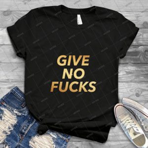 Give No Fucks 70 - Vintage Men's Shirt Tshirt For Women Classic Handmade Shirt Retro Graphic Tee