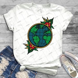 Globe T Shirt 48 - Trending Shirt For Women Vintage Retro Tee For Men Kid's T-Shirt Handmade Shirt
