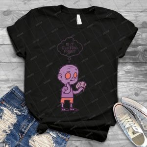 Gluten-free Zombie 13 - Vintage Men's Shirt Tshirt For Women Classic Handmade Shirt Retro Graphic Tee