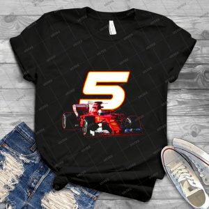 Go Sebastian Vettel 5 On Your Sf70h 67 - Trending Shirt For Women Vintage Retro Tee For Men Kid's T-Shirt Handmade Shirt