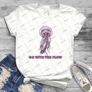 Go With The Flow 53 - Trending Shirt For Women Vintage Retro Tee For Men Kid's T-Shirt Handmade Shirt
