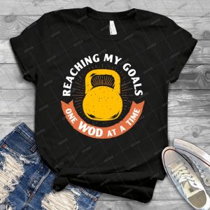 Goals One Wod At A Time 55 - Trending Shirt For Women Vintage Retro Tee For Men Kid's T-Shirt Handmade Shirt