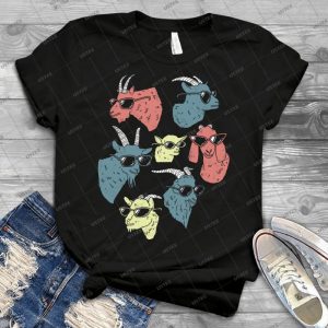 Goats T Shirt - Gift Idea Shirt For Men Tee For Women Classic Retro Vintage Graphic T-Shirt