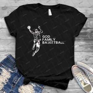 God Family Basketball 47 - Vintage Men's Shirt Tshirt For Women Classic Handmade Shirt Retro Graphic Tee