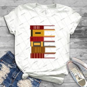 Godric Book Stack - Trending Shirt For Women Vintage Retro Tee For Men Kid's T-Shirt Handmade Shirt