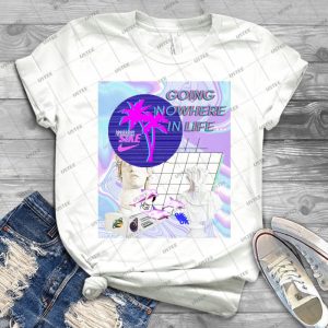 Going Nowhere In Life A E S T H E T I C - Gift Idea Shirt For Men Tee For Women Classic Retro Vintage Graphic T-Shirt
