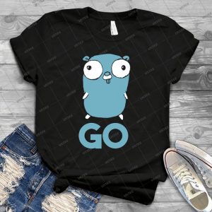 Golang Gopher Go ,Lang Programming Programmer It Cs - Gift Idea Shirt For Men Tee For Women Classic Retro Vintage Graphic T-Shirt