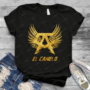 Golden El Canelo - Gift Idea Shirt For Men Tee For Women Classic Retro Vintage Graphic T-Shirt