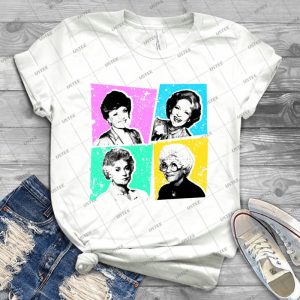 Golden Girls Pop - Vintage Men's Shirt Tshirt For Women Classic Handmade Shirt Retro Graphic Tee