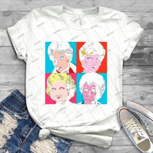 Goldene Warhol-Mã¤dchen - Vintage Men's Shirt Tshirt For Women Classic Handmade Shirt Retro Graphic Tee