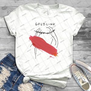 Goldlink - Vintage Men's Shirt Tshirt For Women Classic Handmade Shirt Retro Graphic Tee