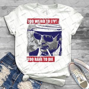 Gonzo Hunter S Thompson 3 - Vintage Men's Shirt Tshirt For Women Classic Handmade Shirt Retro Graphic Tee