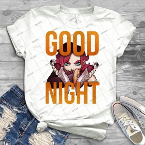 Good Night - Vintage Men's Shirt Tshirt For Women Classic Handmade Shirt Retro Graphic Tee