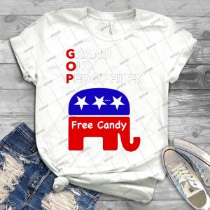 Gop-Grand Old Pedophiles - Vintage Men's Shirt Tshirt For Women Classic Handmade Shirt Retro Graphic Tee