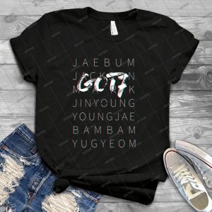 Got7 3d Tee Black Ver - Best Unisex Trending Handmade T-shirt Gift Idea For Men T-shirt For Woman