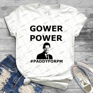 Gower Power Feel The Paddy Love - Vintage Men's Shirt Tshirt For Women Classic Handmade Shirt Retro Graphic Tee