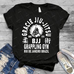 Gracie Jiu Jitsu - Best Unisex Trending Handmade T-shirt Gift Idea For Men T-shirt For Woman