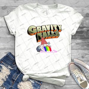 Gravity Falls Gnome Puke - Gift Idea Shirt For Men Tee For Women Classic Retro Vintage Graphic T-Shirt