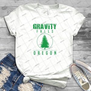 Gravity Falls Oregon Pine 5 - Vintage Men's Shirt Tshirt For Women Classic Handmade Shirt Retro Graphic Tee