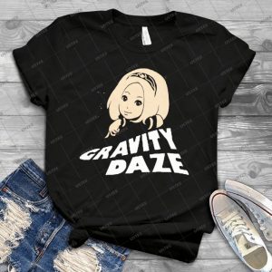 Gravity Rush - Kat New Year 2012 Logo With Text 96 - Best Unisex Trending Handmade T-shirt Gift Idea For Men T-shirt For Woman
