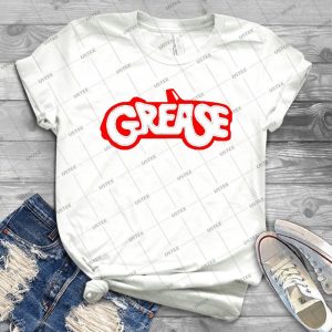 Grease  T Shirt - Vintage Men's Shirt Tshirt For Women Classic Handmade Shirt Retro Graphic Tee