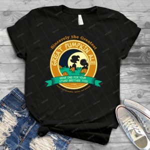 Great Pumpkin Ale Linus And Lucy 73 - Best Unisex Trending Handmade T-shirt Gift Idea For Men T-shirt For Woman