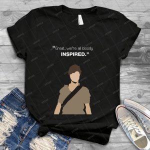 Great We Re All Bloody Inspired- Newt - The Maze Runner 58 - Trending Shirt For Women Vintage Retro Tee For Men Kid's T-Shirt Handmade Shirt