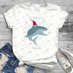 Great White Xmas - Vintage Men's Shirt Tshirt For Women Classic Handmade Shirt Retro Graphic Tee