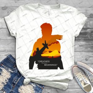 Greatness From Small Beginnings 74 - Vintage Men's Shirt Tshirt For Women Classic Handmade Shirt Retro Graphic Tee