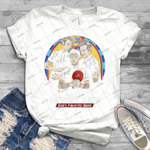 Green Day Greatest Hits God  S Favorite Band - Vintage Men's Shirt Tshirt For Women Classic Handmade Shirt Retro Graphic Tee