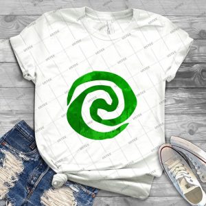 Green Swirl Inspired Silhouette - Best Unisex Trending Handmade T-shirt Gift Idea For Men T-shirt For Woman