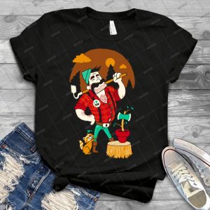 Green Thumberjack 80 - Trending Shirt For Women Vintage Retro Tee For Men Kid's T-Shirt Handmade Shirt