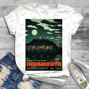 Greetings From Innsmouth, Mass - Best Unisex Trending Handmade T-shirt Gift Idea For Men T-shirt For Woman