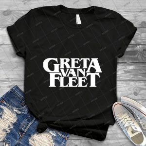 Greta Van Fleet Logo Exclusive T-Shirt - Gift Idea Shirt For Men Tee For Women Classic Retro Vintage Graphic T-Shirt