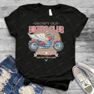 Grumpy Old Bikers Club 31 - Trending Shirt For Women Vintage Retro Tee For Men Kid's T-Shirt Handmade Shirt