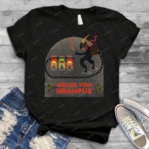 Gruss Vom Krampus - Gift Idea Shirt For Men Tee For Women Classic Retro Vintage Graphic T-Shirt