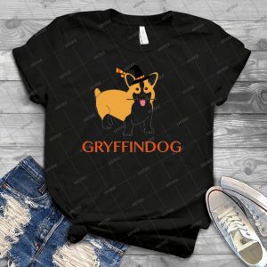 Gryffindog - Best Unisex Trending Handmade T-shirt Gift Idea For Men T-shirt For Woman