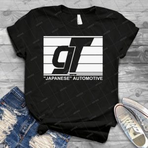 Gt Japanese Auto - Vintage Men's Shirt Tshirt For Women Classic Handmade Shirt Retro Graphic Tee