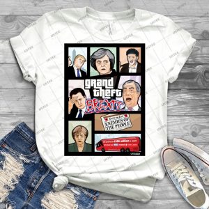 Gta- Brexit 52 - Vintage Men's Shirt Tshirt For Women Classic Handmade Shirt Retro Graphic Tee