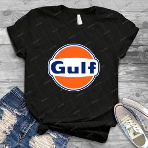 Gulf Oil Logo - Gift Idea Shirt For Men Tee For Women Classic Retro Vintage Graphic T-Shirt