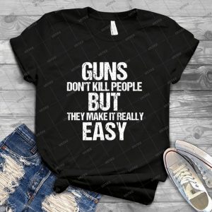 Guns Kill People - Gun Reform 67 - Vintage Men's Shirt Tshirt For Women Classic Handmade Shirt Retro Graphic Tee