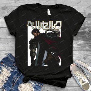 Guts - Berserk 24 - Trending Shirt For Women Vintage Retro Tee For Men Kid's T-Shirt Handmade Shirt
