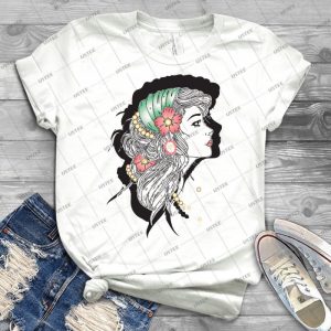 Gypsy Opal Rose - Vintage Men's Shirt Tshirt For Women Classic Handmade Shirt Retro Graphic Tee